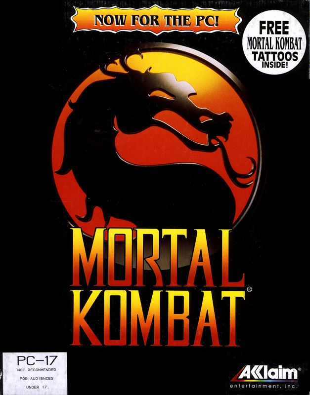 Mortal Kombat box art for Sega Genesis